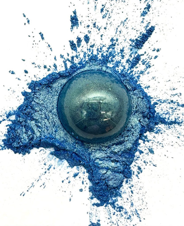 Blue Gold Shimmer Powder
