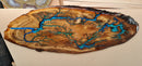 Example of Knot Hole resin used in fractal art board