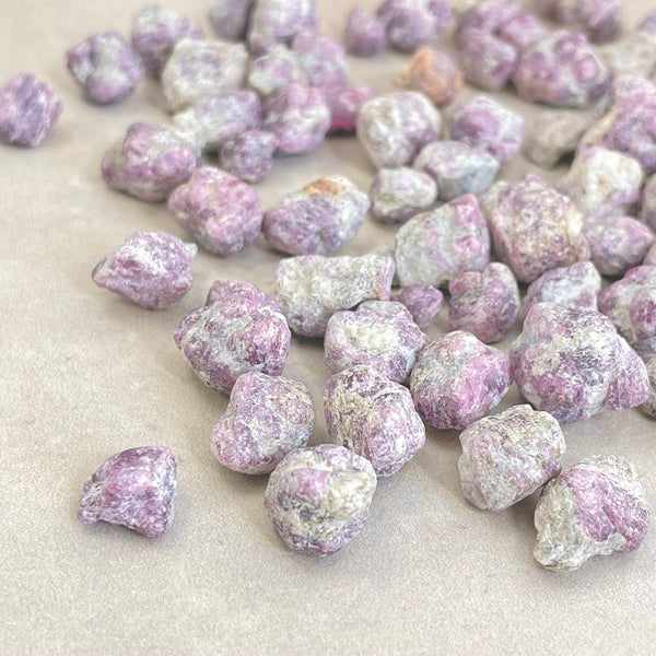 Lilac Corundum Crystals