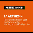 art resin in bottles