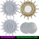 Sun Moon Mirror Silicone Mould