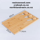 Bamboo Charcuterie Resin Art NZ