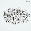 White and black decorative stones on a white background with 'DP18' label.