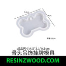 Dog Bone Tag Moulds - Resinzwood