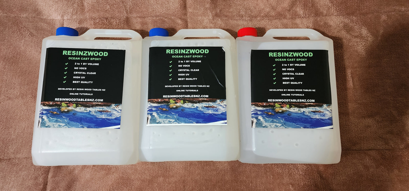 Ocean Cast Epoxy Clearest in NZ Resin Wood Tables NZ