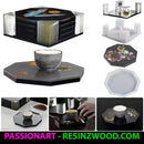 Octagon Mould Set With Stand