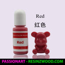 Opaque Liquid Dye 10g Bottles Resinzwood