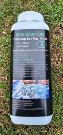 RESINZWOOD Crystal Clear Tabletop Resin, 2 to 1 by Weight
