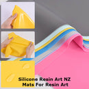 Silicone Resin Art Mat – Protect Your Tabletop While You Create – Food Grade