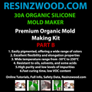 Organic 30A Silicone Rubber 1kg kit