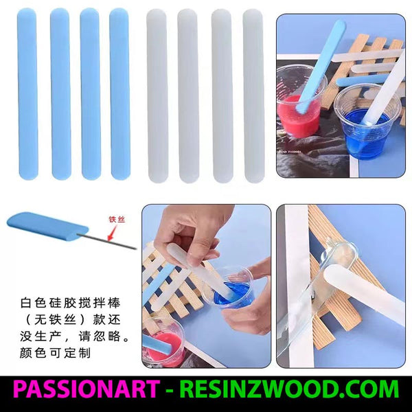 Resinzwood Silicone Mixing Sticks x3