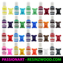 Opaque Liquid Dye 10g Bottles Resinzwood