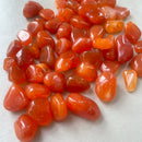 Carnelian, Botswana – tumbled stones 200 grams